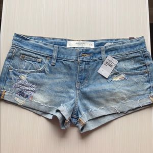 NWT Abercrombie Jean Shorts